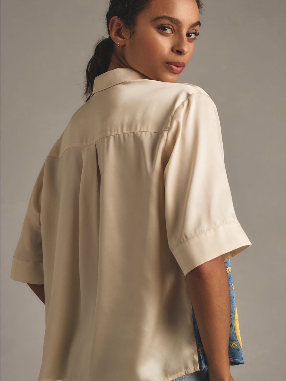 ANTHROPOLOGIE SCOTCH & SODA PRINTED EMBASSY TREE SHIRT - Picture 4 of 5